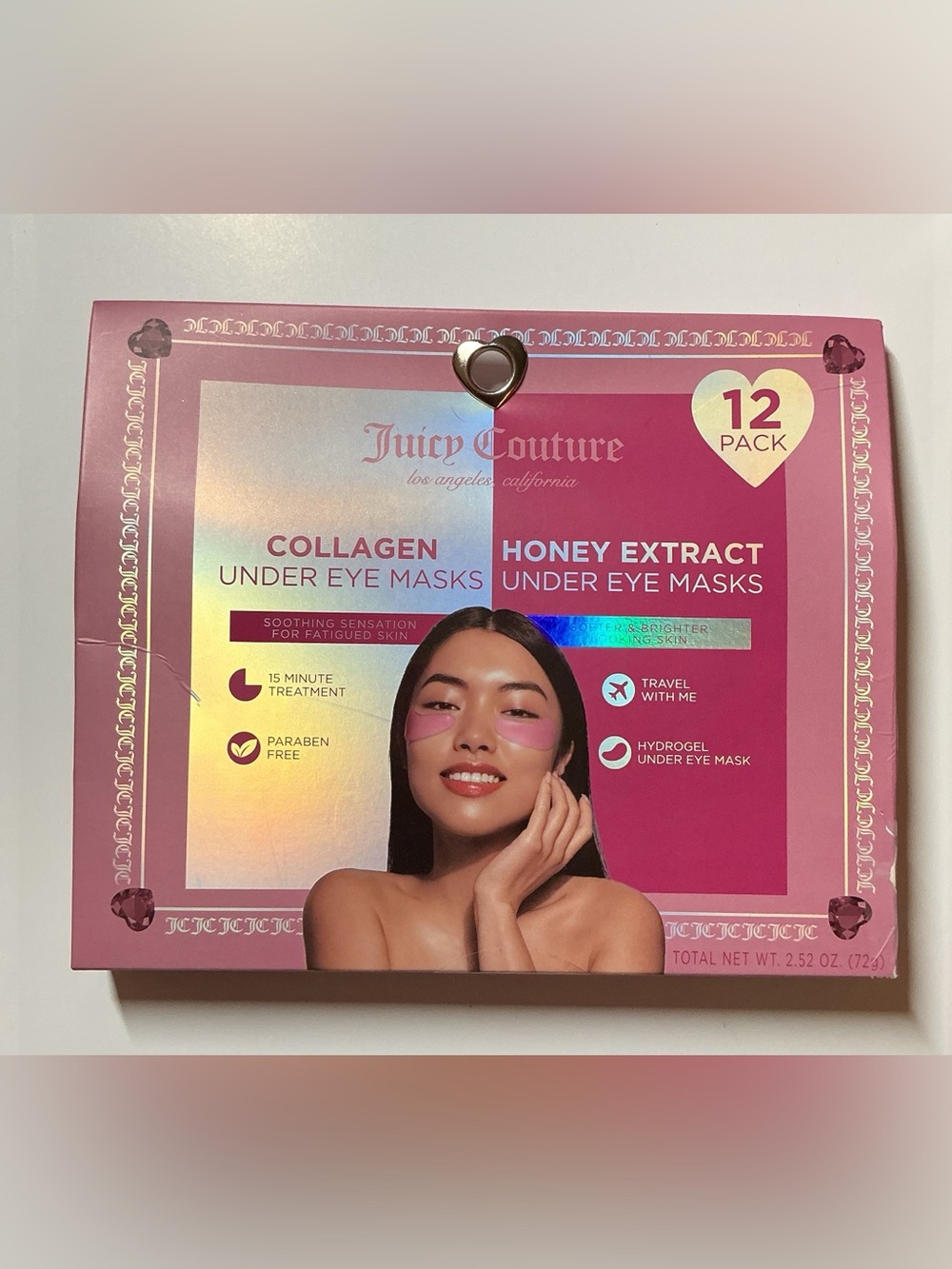 Juicy Couture Collagen & Honey Extract Under Eye Masks - 12ct